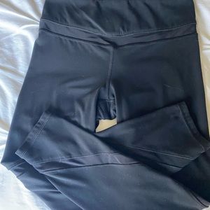 Athleta salutation mesh Black Leggings